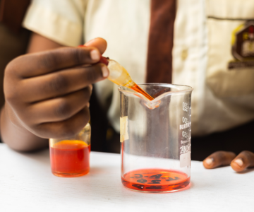 In Chemistry lab
